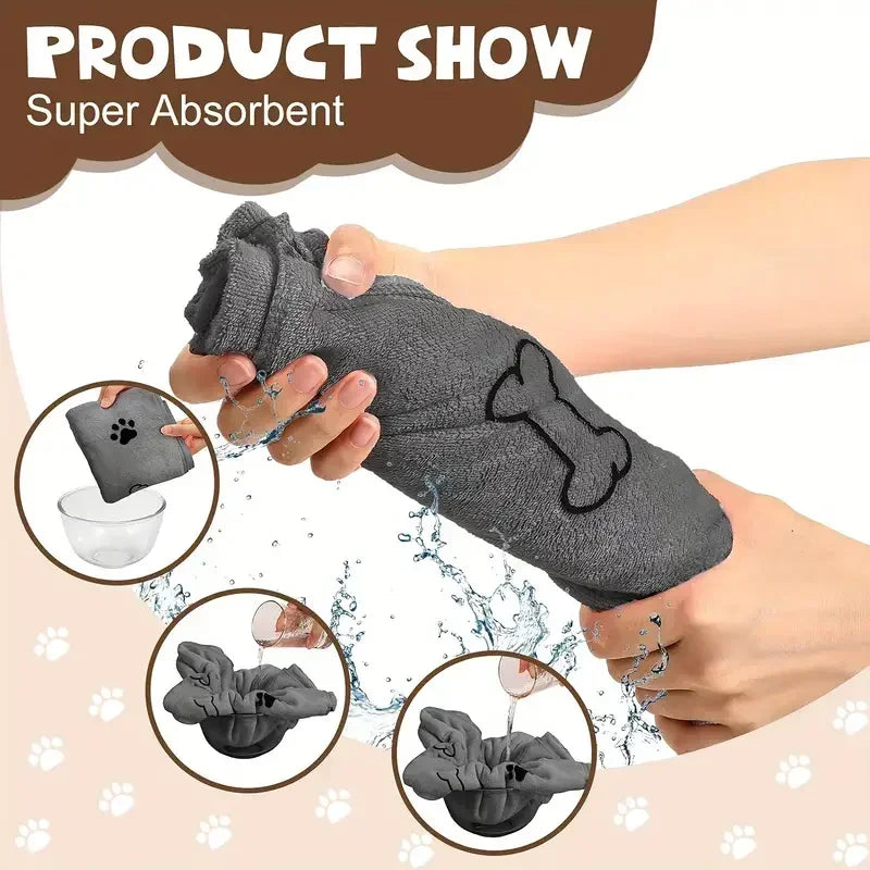The Travelling Hound Quick-Dry Dog Towel