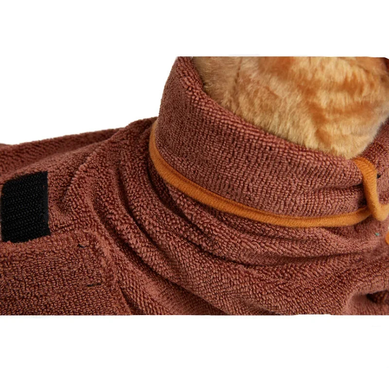 The Travelling Hound Quick-Dry Dog Robe