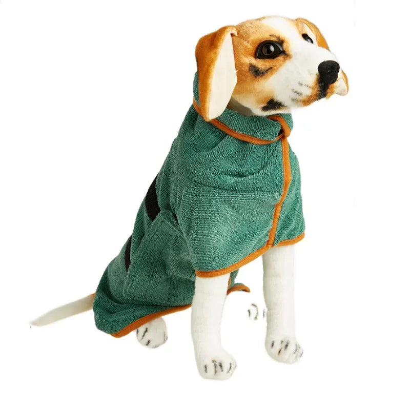 The Travelling Hound Quick-Dry Dog Robe
